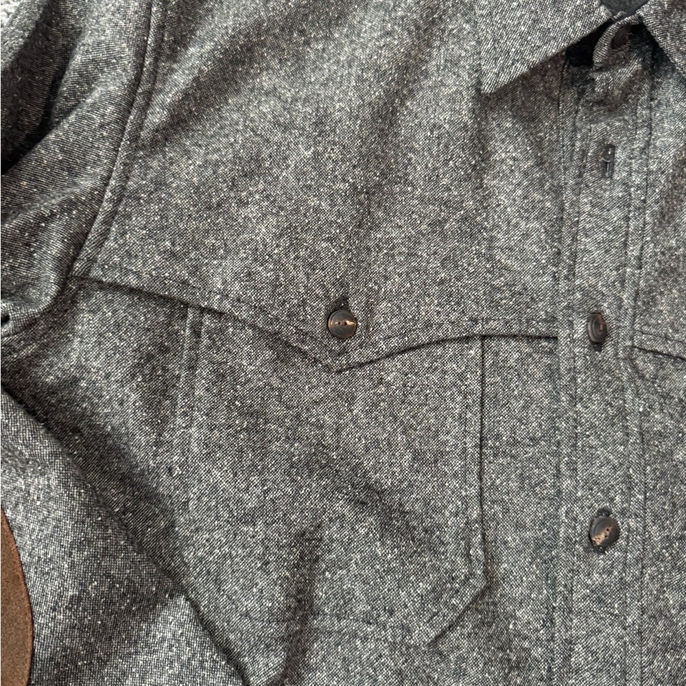 Pendleton Gray Button Down Weston Shirt - image 3